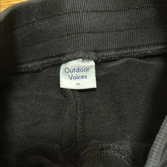 [3/$15] Outdoor Voices Black Joggers with Elastic Cuffs - Picture 3 of 6